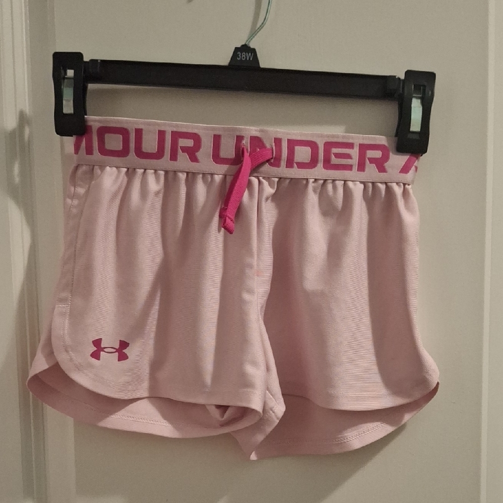 Under Armour Women's Light Pink Athletic Shorts